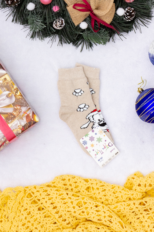 Шкарпетки дитячі "Новорічні" (зима)